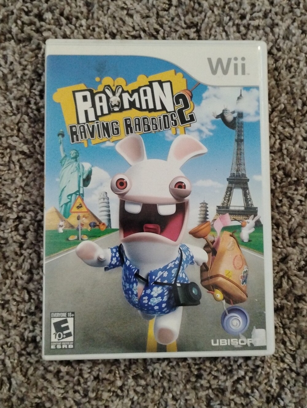 Rayman Raving Rabbids 2 (Nintendo Wii) - Disc & Case Included